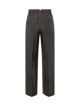 High Waist Trousers with Pleats - Ami Alexandre Mattiussi | $store$