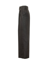 High Waist Trousers with Pleats - Ami Alexandre Mattiussi | $store$