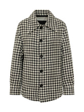 Buttoned Jacket with Houndstooth Pattern - Ami Alexandre Mattiussi | $store$