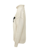 Funnel Neck Sweater with Logo - Ami Alexandre Mattiussi | $store$