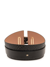 Wide Belt with Double Buckle - Elisabetta Franchi | $store$