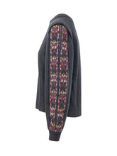 Elda Jumper with Patterned Sleeves - Baandsh | $store$