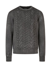 Cable Knit Crew Neck Sweater - Arovescio | $store$