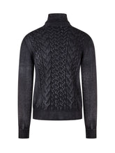 Turtleneck Sweater with Cable Knit - Arovescio | $store$