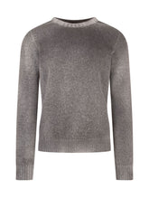 Crew Neck Sweater with Ribbed Finishes - Arovescio | $store$