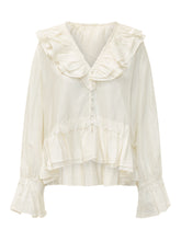 Blouse with Ruffles and V Neck - Fall / Winter 26 Woman | $store$
