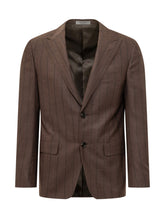 Pinstripe Single Breasted Blazer - Corneliani | $store$