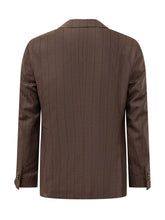 Pinstripe Single Breasted Blazer - Corneliani | $store$