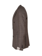 Double Breasted Suit with Check Pattern - Corneliani | $store$