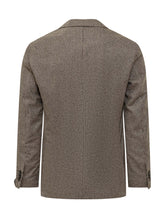 Micro Pattern Blazer with Patch Pockets - Corneliani | $store$