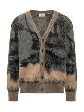 Cardigan with Graphic Motif and V Neck - Fall / Winter 26 Man | $store$