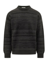 Crew Neck Sweater with Striped Texture - Fall / Winter 26 Man | $store$