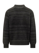 Crew Neck Sweater with Striped Texture - Fall / Winter 26 Man | $store$
