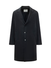 Mid Length Coat with Classic Lapels - Amaranto | $store$