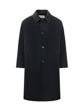 Long Coat with Classic Collar - Amaranto | $store$