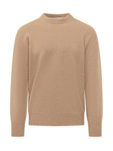 Crewneck Sweater with Ribbed Trims - Amaranto | $store$