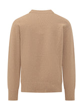 Crewneck Sweater with Ribbed Trims - Amaranto | $store$
