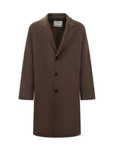 Single Breasted Coat with Lapels - Amaranto | $store$
