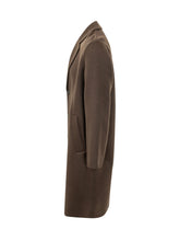 Single Breasted Coat with Lapels - Amaranto | $store$