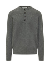 Ribbed Henley Sweater - Amaranto | $store$