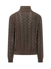 Turtleneck with Openwork Pattern - Amaranto | $store$