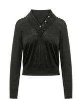 Sweater with Layered Neck and Buttons - Fall / Winter 26 Woman | $store$