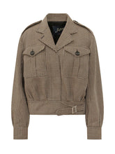 Cris Jacket with Microcheck Pattern - Fall / Winter 26 Woman | $store$