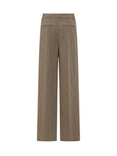 Sascia Wide Leg Trousers with Microcheck Pattern - Fall / Winter 26 Woman | $store$