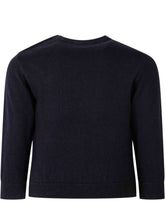 Crew Neck Sweater with Shoulder Buttons - Emporio Armani Boy | $store$