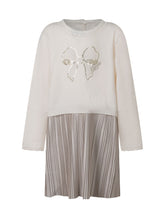 Dress with Bow Applique And Pleated Skirt - Guess Bambini | $store$