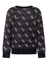 Crew Neck Sweater with Geometric Pattern - Guess Bambini | $store$