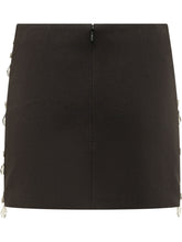 Mini Skirt with Hanging Appliques - Des Phemmes | $store$