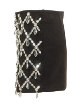 Mini Skirt with Hanging Appliques - Des Phemmes | $store$