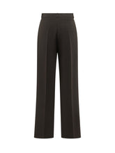 Wide Leg Trousers with Jewel Applications - Des Phemmes | $store$