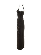 Long Bustier Dress with Jewel Applications - Des Phemmes | $store$
