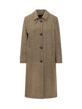 Lena Long Coat with Houndstooth Pattern - Fall / Winter 26 Woman | $store$