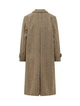 Lena Long Coat with Houndstooth Pattern - Fall / Winter 26 Woman | $store$