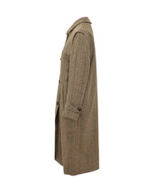 Lena Long Coat with Houndstooth Pattern - Fall / Winter 26 Woman | $store$