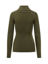 Maglia a Coste con Collo Alto - Abbigliamento Donna | $store$
