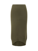 Fitted Midi Skirt with Shaped Hem - Fall / Winter 26 Woman | $store$