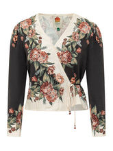 Winter Floral Wrap Blouse - Fall / Winter 26 Woman | $store$