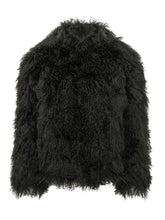 Mongolian Fur Jacket with Wide Collar - Fall / Winter 26 Woman | $store$