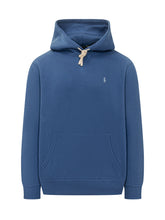Felpa con Cappuccio e Ricamo Logo sul Petto - Abbigliamento Uomo | $store$