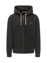 Felpa con Zip e Ricamo Logo sul Petto - Abbigliamento Uomo | $store$