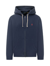 Felpa con Zip e Ricamo Logo sul Petto - Abbigliamento Uomo | $store$