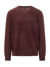 Pullover with Cables and Chest Logo Embroidery - Fall / Winter 26 Man | $store$