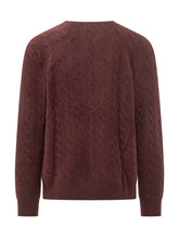 Pullover with Cables and Chest Logo Embroidery - Fall / Winter 26 Man | $store$
