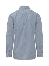 Fine Striped Shirt with Logo Embroidery - Fall / Winter 26 Man | $store$