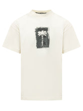 Brushed Palm T-shirt with Front Print - Fall / Winter 26 Man | $store$