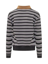Striped Polo with Front Embroidery - Drole De Monsieur | $store$